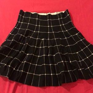 Black and white skirt